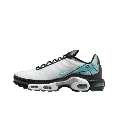 Nike Air Max Plus Low Топ Беговые кроссовки Унисекс Белый Черный