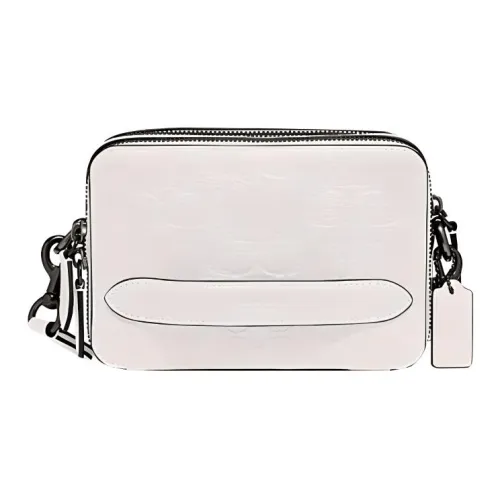 COACH Charter Коровья кожа Сумка через плечо Женская Мел Белый