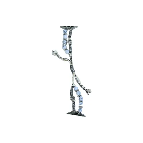 NCFCK Часы Полоска Apple Совместимость Джутовая веревка Материал бусины