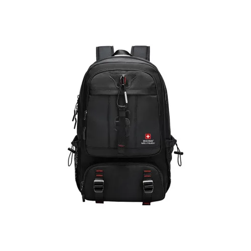 SWISS MILITARY PVC Polyester Рюкзак Большой Унисекс Черный