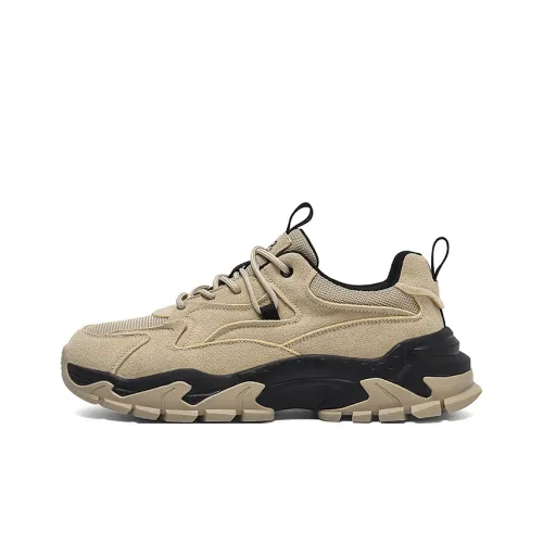 JEEP Низкий Топ Пухлые Туфли Мужские Песочные