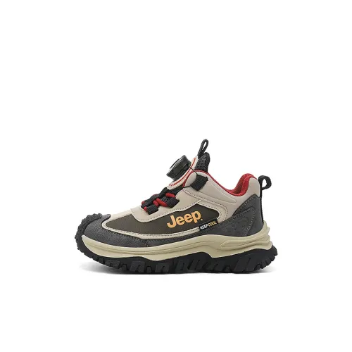 JEEP Низкий Топ Kids Lifestyle Shoes Песочный с Рельефом Серый Лавовый Красный Детский