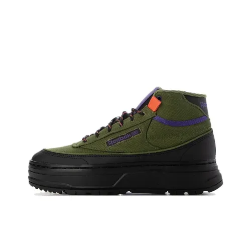 Reebok MID Топ Скейтборд Кроссовки Женские Зеленые