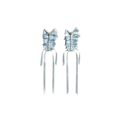 SIMONE ROCHA Полиэстер Серьги Женские Светло-Синий