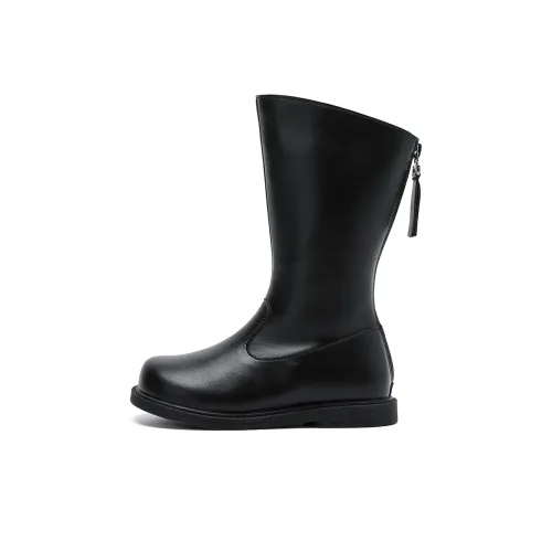 Xiaomi step Детские кожаные сапоги High Top Черные Kids
