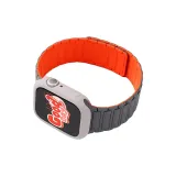 Серо-оранжевый