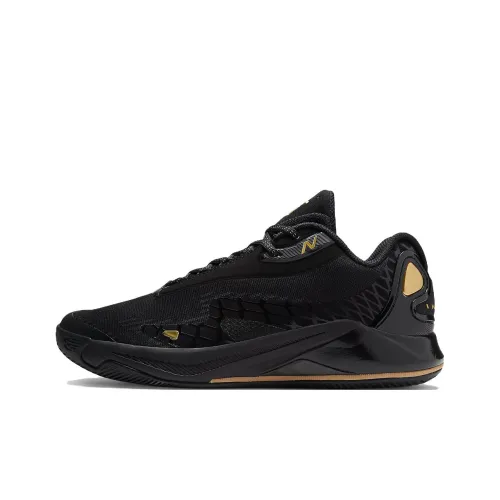 New Balance KAWHI IV Баскетбольные кроссовки Низкий топ Черный Золотой Унисекс