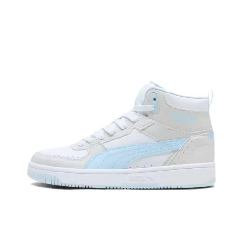 PUMA Rebound Joy Баскетбольные кроссовки MID Топ Серый Синий Женские