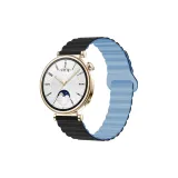 Чёрный Синий/2 Магнитный Силикон