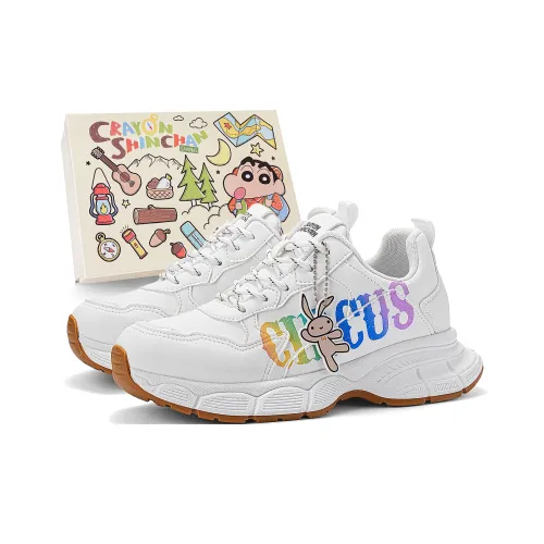 Crayon Shinchan Низкий топ толстая подошва кроссовки унисекс