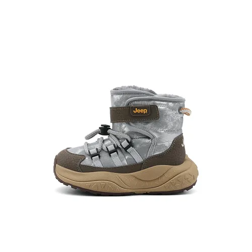 JEEP Устойчивые к истиранию амортизаторы Детские ботинки Звездное серебро Хаки Детский