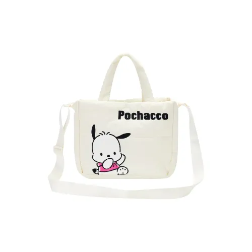 Санрио Полиамид Сумка-тоут Сумка для покупок Сумка через плечо Сумка унисекс Черный Белый