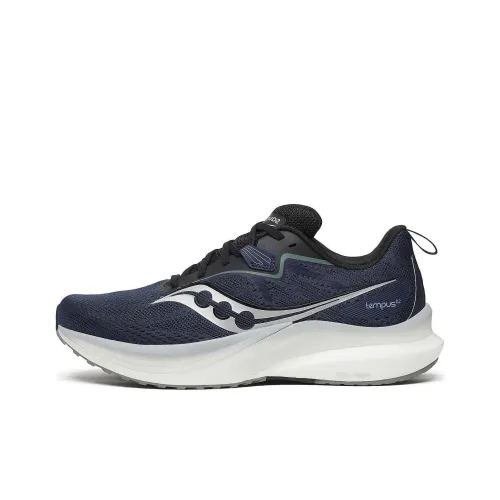 Saucony Tempus TanTu 2 Slip-Resistant Abrasion-Resistant Low-Top Беговые кроссовки Мужские Синий Черный