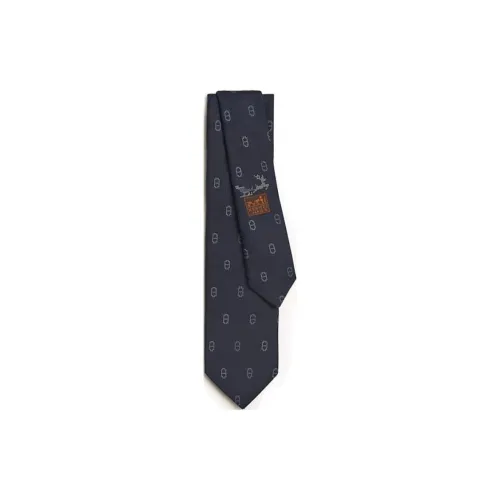 HERMES Maillon d'Hiver Мужские галстуки
