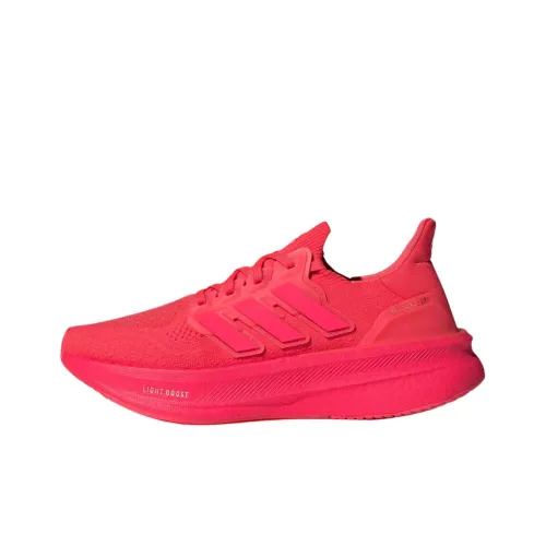 Adidas Ultraboost 5,0 Противоскользящие Устойчивые к истиранию Низкий Топ Беговые кроссовки Женские Красный