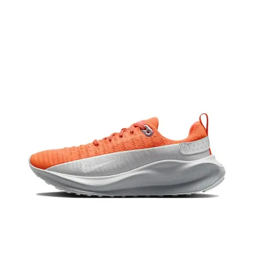 Nike InfinityRN 4 Slip-resistant Abrasion-resistant Low Top Casual Running Shoes Men's Red Gray Найк InfinityRN 4 Противоскользящий Устойчивый к истиранию Низкий Топ Повседневные Беговые Кроссовки Мужские Красный Серый