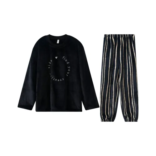 William Pajama Комплект Женский Черный