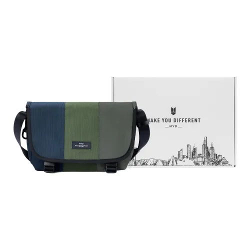 MYD Полиэстер Курьерская Сумка Сумка через плечо Сумка на плечо Средняя Унисекс Темно-синий Синий Оливковый Темно-серый