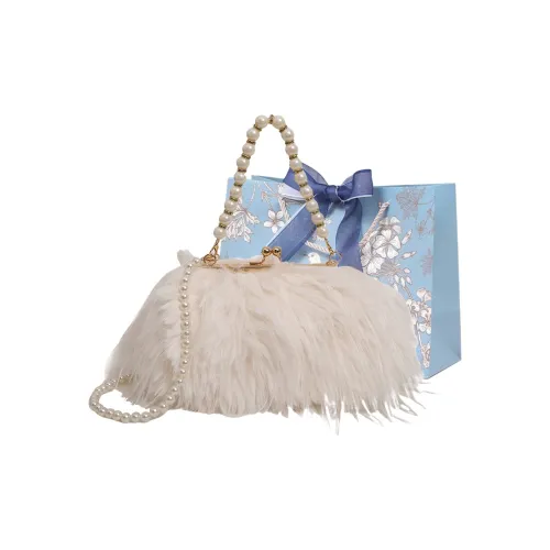 REDOO Плюшевая сумка Женская Белая Розовая Хаки Черная Фиолетовая