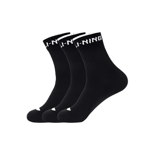 Лайнер Носки до щиколотки Унисекс 3 упаковки Черный