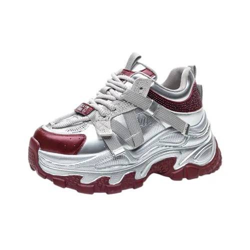 The Mystery Of Glamour Slip-resistant Low Top Crepe Sole Sneakers Women's The Mystery Of Glamour Скользящие Низкие Топ Кроссовки с Толстой Подошвой Женские