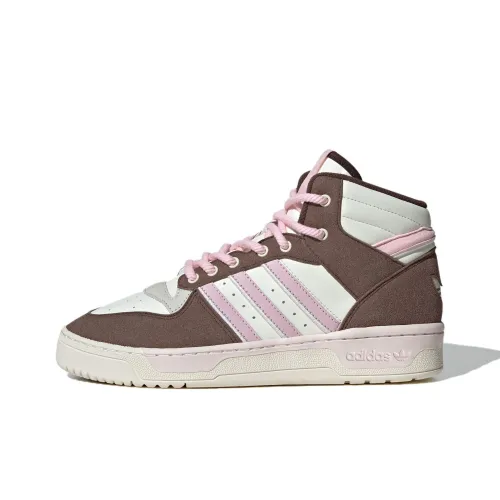 Adidas Originals Rivalry Slip Resistant Abrasion Resistant MID Топ Скейтборд Кроссовки Унисекс Коричневый