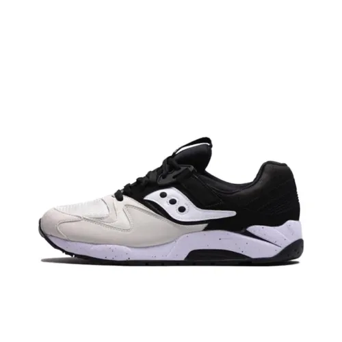 Saucony Grid 9000 Беговые кроссовки Низкий верх Белый/Черный Мужской