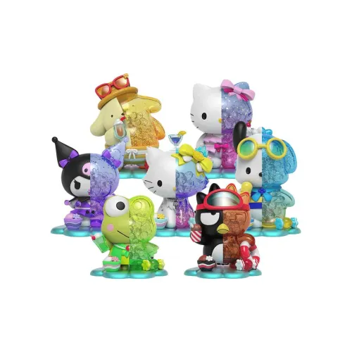 MIGHTY Jax x Sanrio Зеленый Фиолетовый Dessert Collection Слепые Коробки Один Mystery Коробка Целая Коробка 6 шт