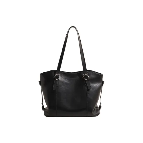 morellybear ПУ (полиуретан) Сумка-тоут Сумка для покупок Сумка через плечо Стандартная Женская Коричневый Черный Экрю