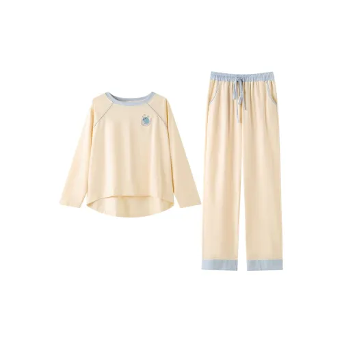 MEONSILL Пижамный комплект женский абрикосовый