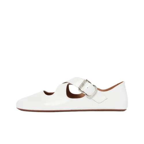 Alaia Плоская подошва Туфли Мэри Джейн Женские Белые