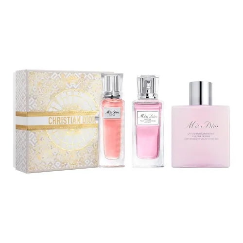 DIOR Christmas Ограниченная серия MISS Dio Наборы для ухода с увлажнением и освежением 20 мл + 30 мл + 175 мл