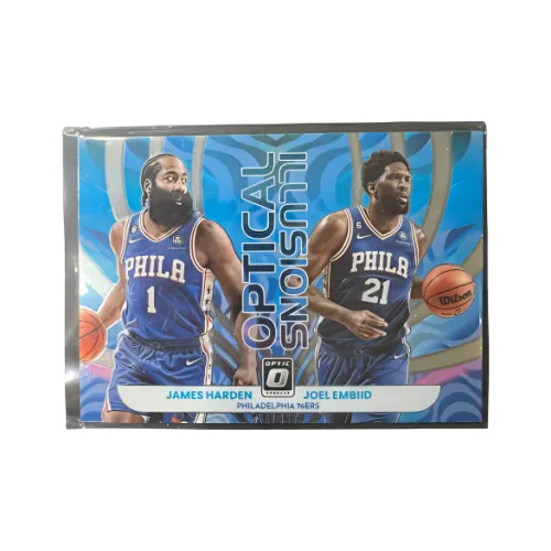 Панини Джеймс Харден Панини 76 Лица Команда Эмбиид Текка Редкая Спортивная Карта Карты 1 Размер