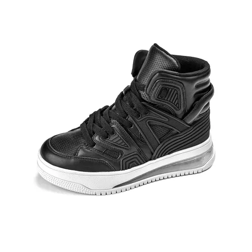 NAUTICA Амортизаторы Slip-resistant устойчивые к истиранию высокие топы Повседневная обувь Женская Черная