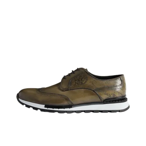 BERLUTI Fast Track Low Топ Повседневная обувь Мужская Зеленая