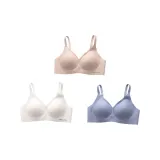 Кожа + Белый + Синий / 3 шт