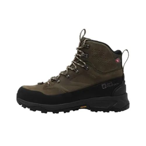 JACK WOLFSKIN Альпинистские и туристические ботинки MID Топ Коричневый Мужской