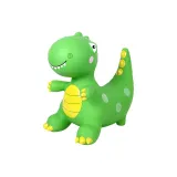 Зеленый динозавр, растительная кожа, дубленая (в комплекте с насосом)