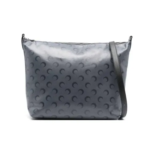 Marine Serre Сумка через плечо из коровьей кожи мужская сумка угольно-серый цвет