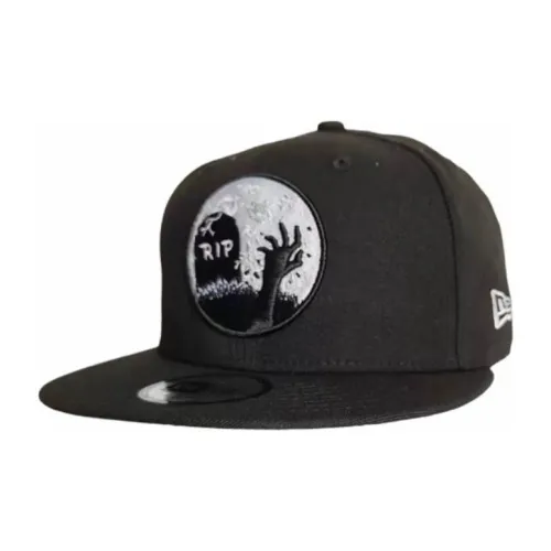 New Era Хлопковые кепки унисекс черные