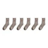 6 пар (Светлый кофейный)