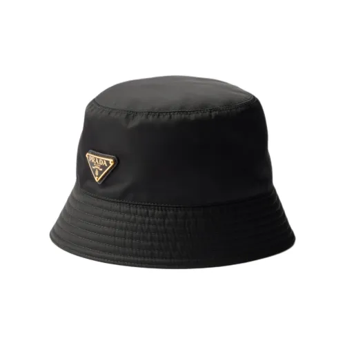 PRADA Переработанный нейлон Шляпы ведра Женские Черный