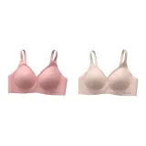 Розовый + Кожа / 2 шт