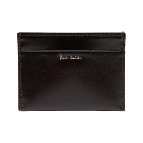 Paul Smith Men's Calfskin Card Holder Black