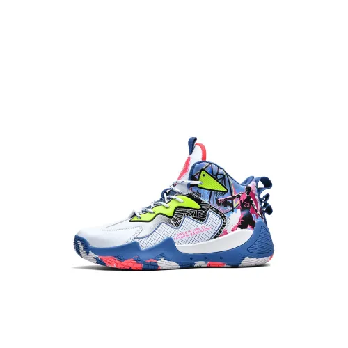 EXULL Q Детские баскетбольные кроссовки High Top для школьного возраста