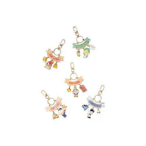 POP MART Amusement Park Collection Paradise Gather! Коллекция Металлическая подвеска Trend Based Products