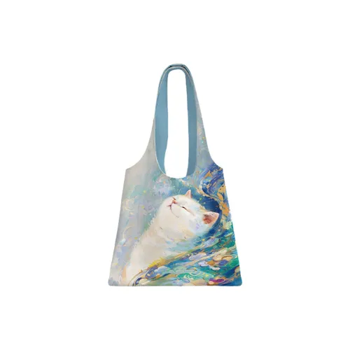 AOSONG Замша Ткань Тота Сумка Сумка для покупок Сумка Сумка через плечо Стандартная Унисекс Relaxed Кошка And Monk