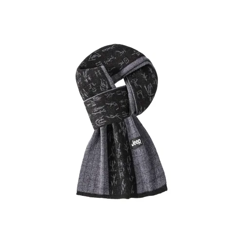 JEEP Шарфы из овечьей шерсти вязаные Мужской