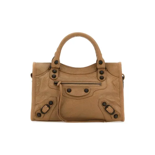 Balenciaga Кожа Сумка через плечо Сумка Мини Женская Латте