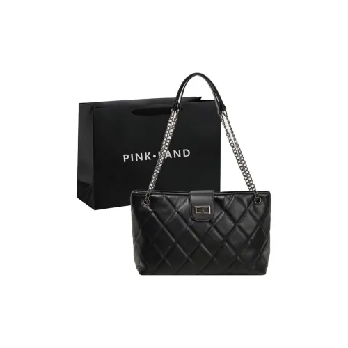 PINK·LAND ПУ (полиуретан) Сумка-тоут Сумка через плечо Стандартная Женская Черная Белая Экрю